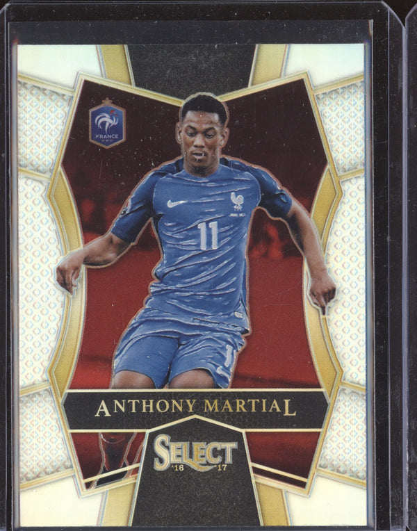 Anthony Martial 2016-17 Panini Select Soccer 119 Mezzanine Silver