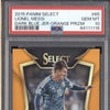 Lionel Messi 2015-16 Panini Select 65 Orange Dark Blue Jersey 106/149 PSA 10