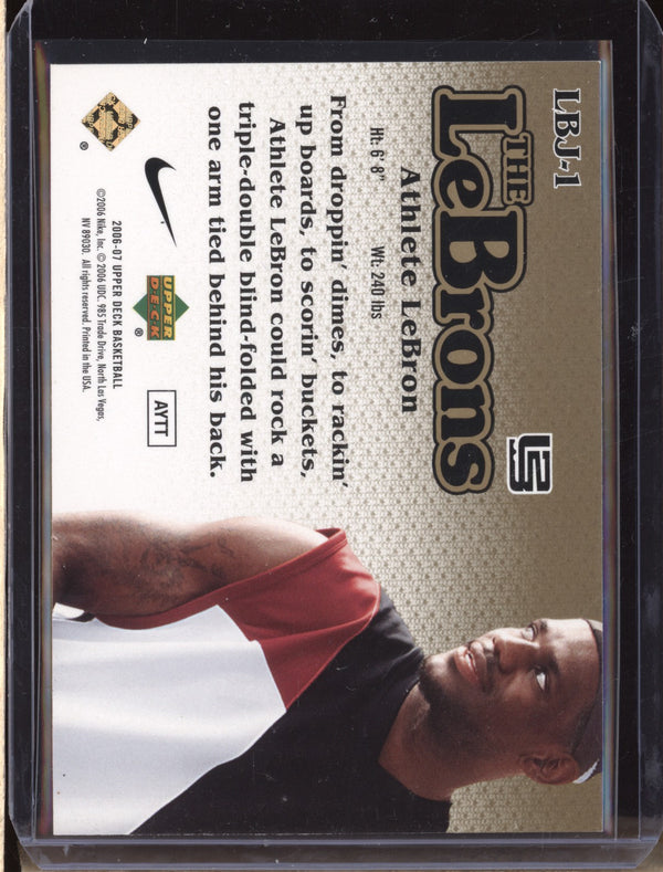 Athlete LeBron 2006-07 Upper Deck Basketball LBJ-1 The LeBrons