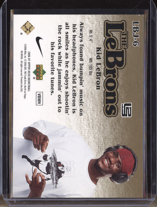 Kid LeBron 2006-07 Upper Deck Basketball LBJ-6 The LeBrons