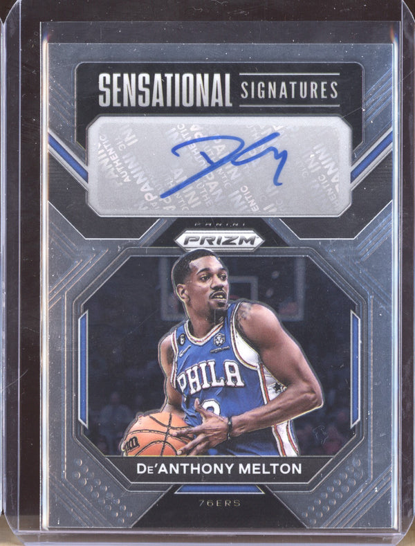 De'Anthony Melton 2022-23 Panini Prizm SS-DE Sensational Signatures Auto