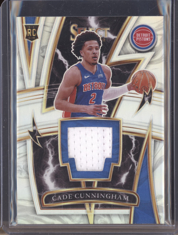 Cade Cunningham 2021-22 Panini Select SP-CCM Sparks Jersey RC