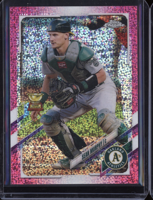 Sean Murphy 2021 Topps Chrome Baseball Magenta Speckle 33/350