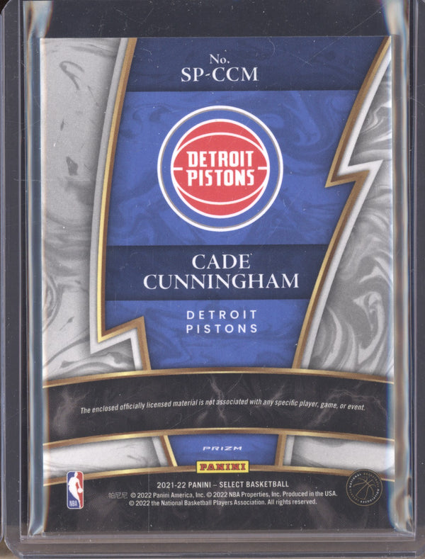 Cade Cunningham 2021-22 Panini Select SP-CCM Sparks Jersey RC