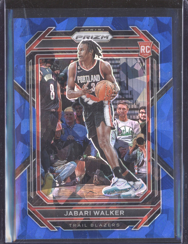 Jabari Walker 2022-23 Panini Prizm 237 Blue Ice RC 85/125