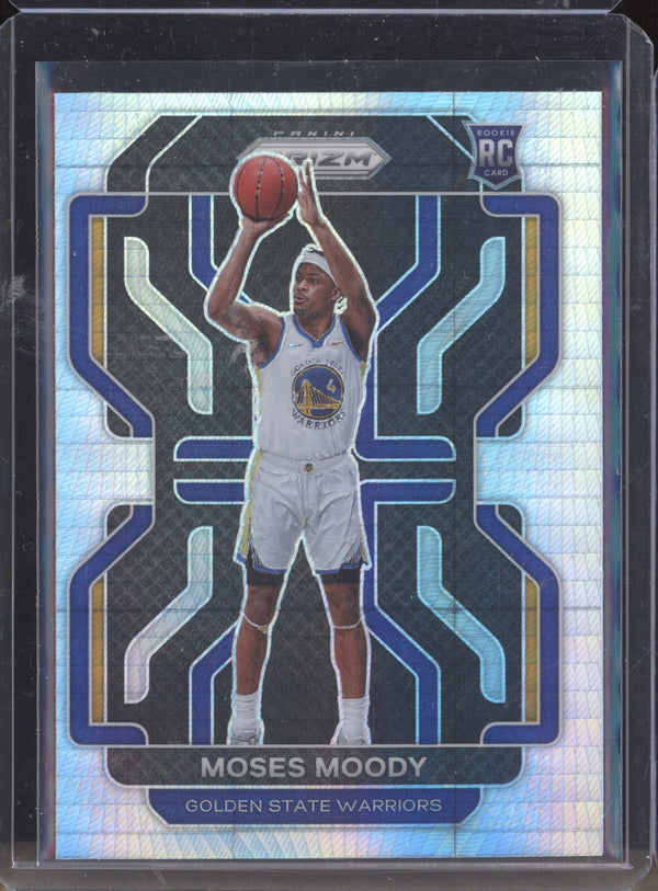 Moses Moody 2021-22 Panini Prizm 308 Hyper RC