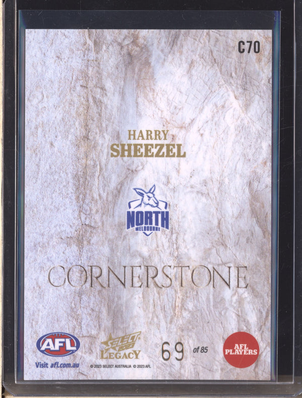 Harry Sheezel 2023 Select Legacy C70 Cornerstone RC 69/85