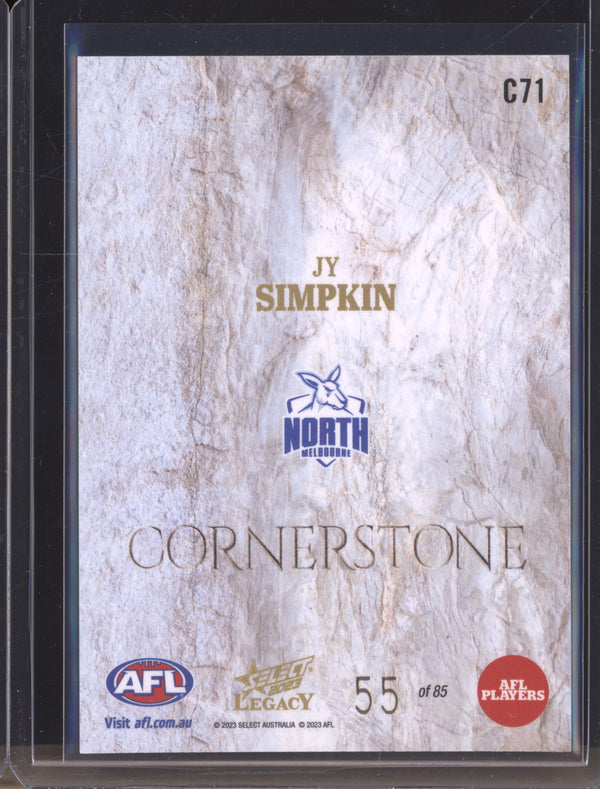 Jy Simpkin 2023 Select Legacy C71 Cornerstone 55/85