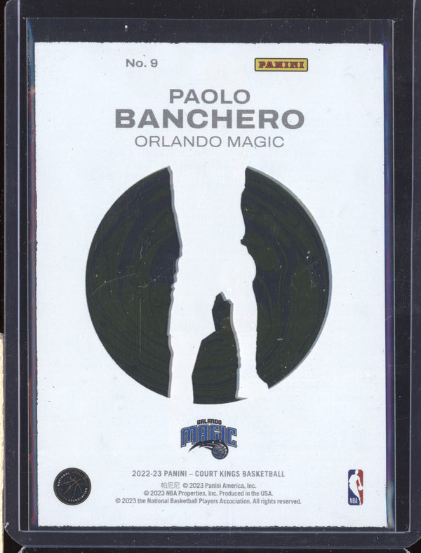 Paolo Banchero 2022-23 Panini Court Kings 9 Acetate RC