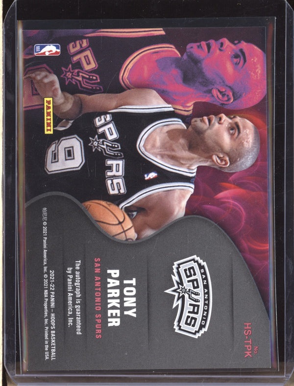 Tony Parker 2021-22 Panini Hoops HS-TPK Hot Signatures Auto