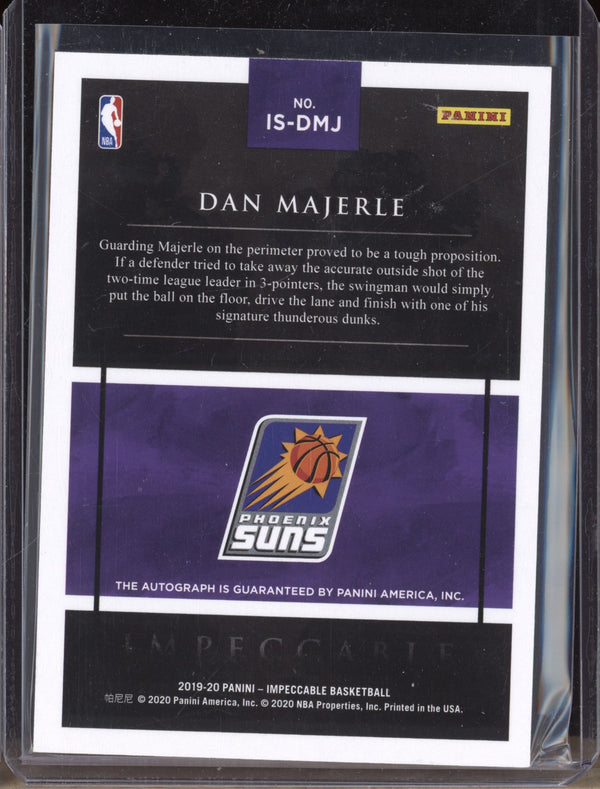 Dan Majerle 2019-20 Panini Impeccable IS-DMJ Impeccable Shots Signatures 39/99