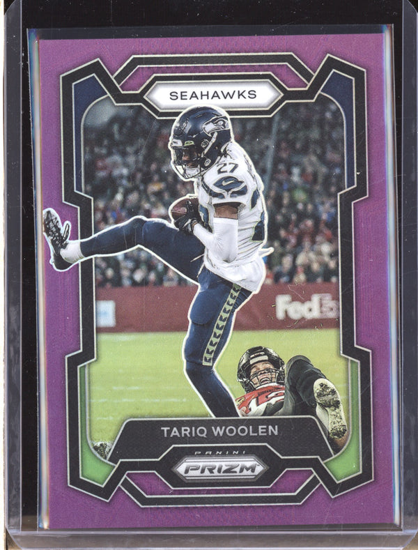 Tariq Woolen 2023 Panini Prizm 263 Purple 98/125