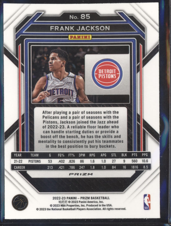 Frank Jackson 2022-23 Panini Prizm 85 Silver