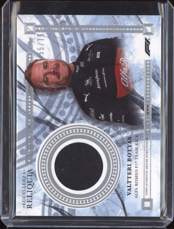 Valtteri Bottas 2023 Topps Formula 1 Eccellenza Reliquia Relic Jersey