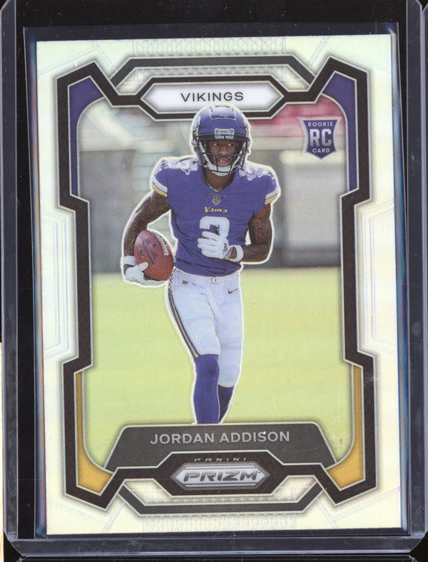 Jordan Addison 2023 Panini Prizm 368 Silver RC