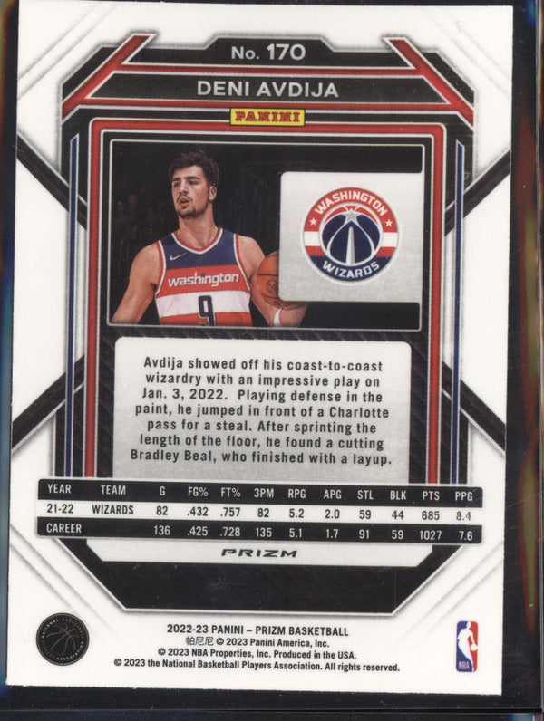 Deni Avdija 2022-23 Panini Prizm 170 Hyper