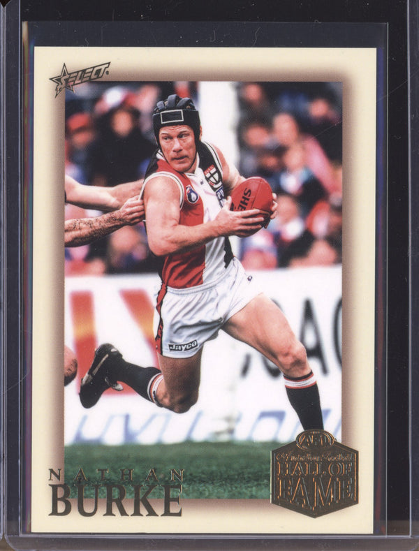 Nathan Burke 2023 Select Legacy Hall of Fame Inductees Limited Edition 245/290