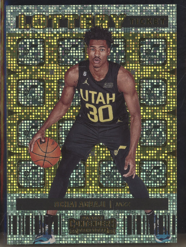 Ochai Agbaji 2022-23 Panini Contenders 14 Lottery Ticket RC