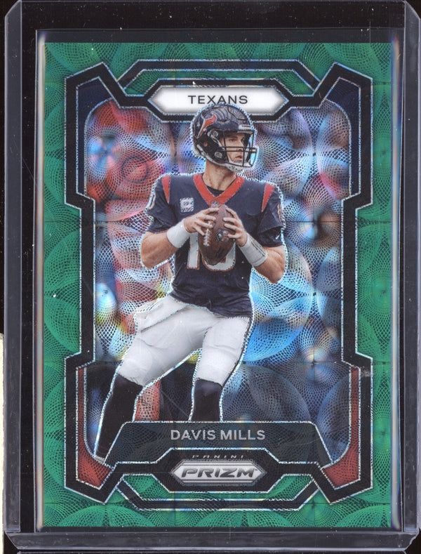 Davis Mills 2023 Panini Prizm 117 Green Scope 26/75