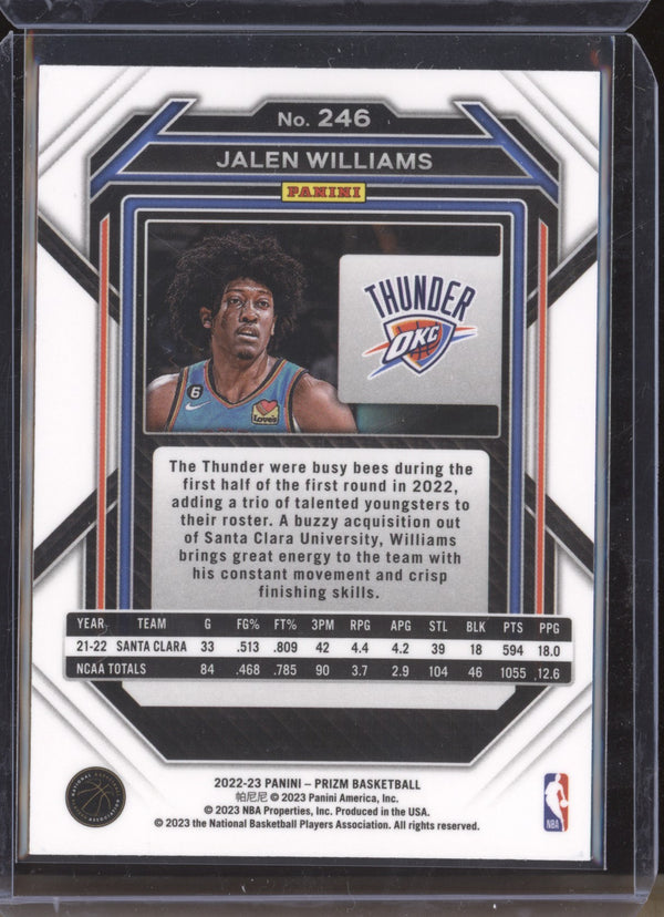 Jalen Williams 2022-23 Panini Prizm 246 RC