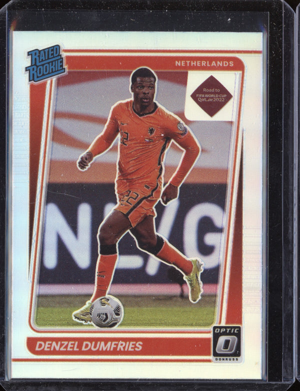 Denzel Dumfries 2021/22 Panini Donruss Soccer Optic Holo