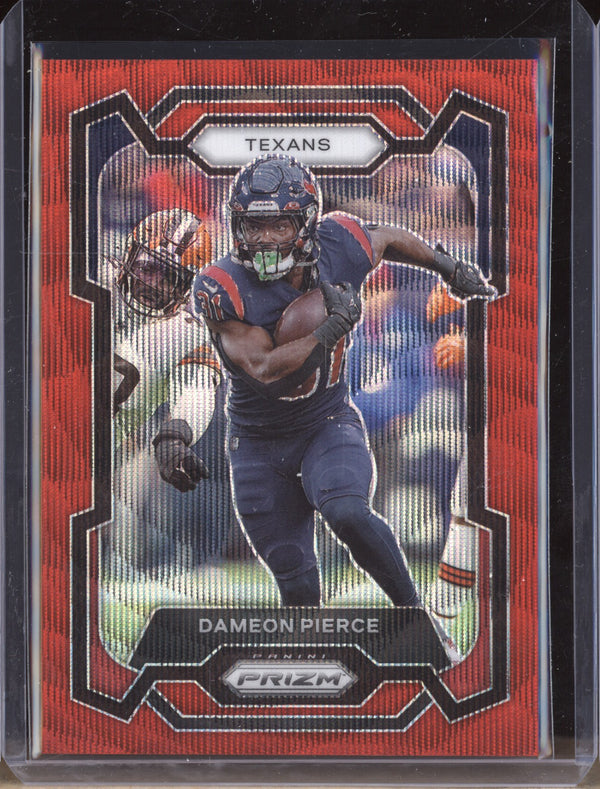 Dameon Pierce 2023 Panini Prizm 116 Red Wave 60/149