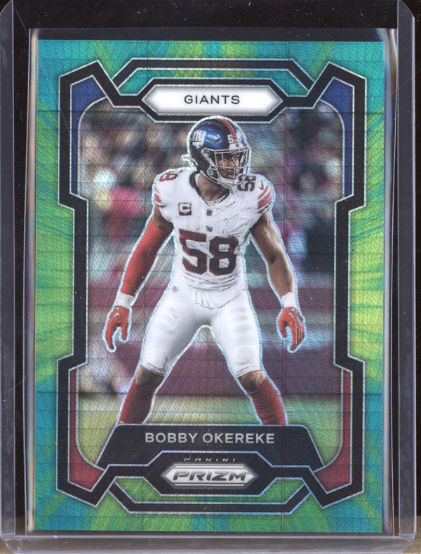 Bobby Okereke 2023 Panini Prizm 124 Hyper 48/175