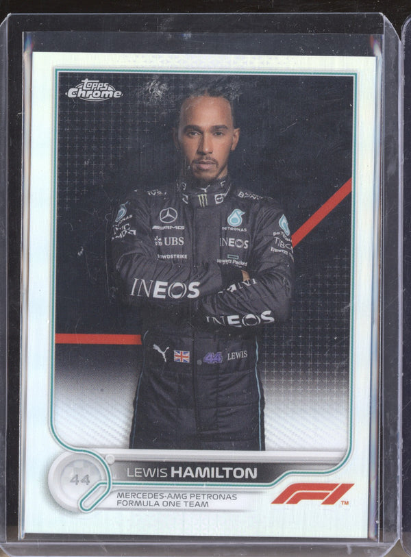 Lewis Hamilton 2022 Topps Chrome Formula 1 5 Refractor