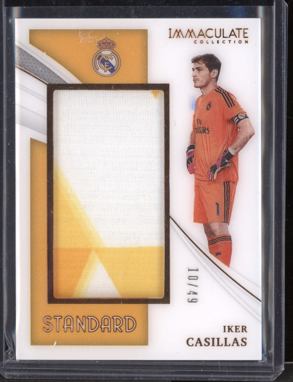 Iker Casillas 2021 Panini Immaculate  Immaculate Standard Bronze 10/49