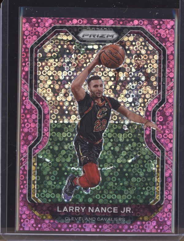 Larry Nance Jr 2020-21 Panini Prizm 191 Fast Break Pink 3/50