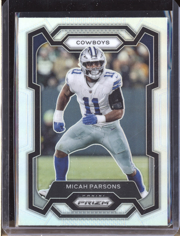 Micah Parsons 2023 Panini Prizm 78 Silver