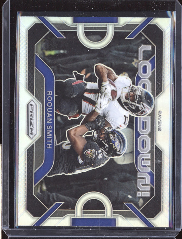 Roquan Smith 2023 Panini Prizm LD-9 Lockdown! Silver