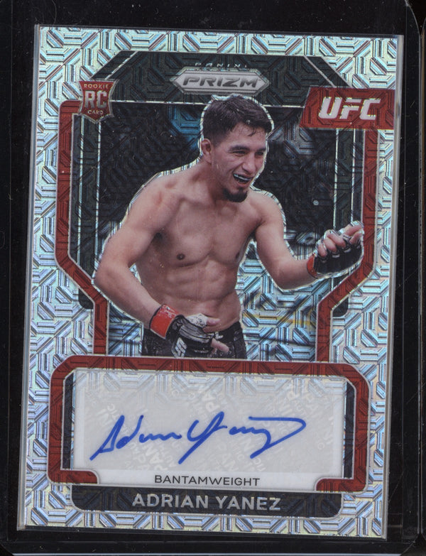 Adrian Yanez 2022 Prizm UFC Signatures RC 3/25