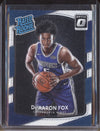 De'Aaron Fox 2017-18 Panini Donruss Optic 196 RC