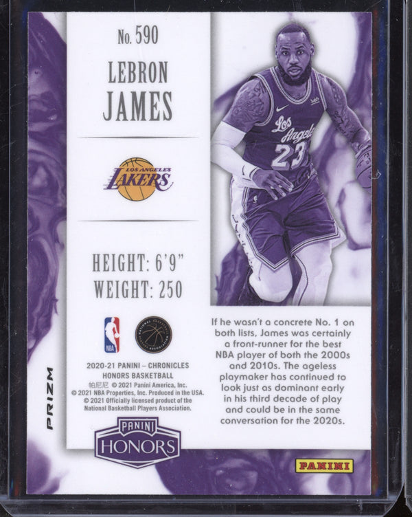 LeBron James 2020-21 Panini Chronicles Honors