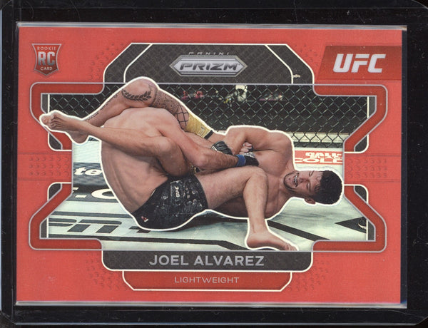 Joel Alvarez 2022 Prizm UFC Red RC 82/299