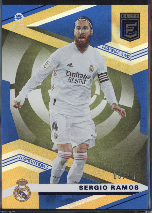 Sergio Ramos 2020/21 Panini Chronicles Soccer Elite Aspirations 6/95