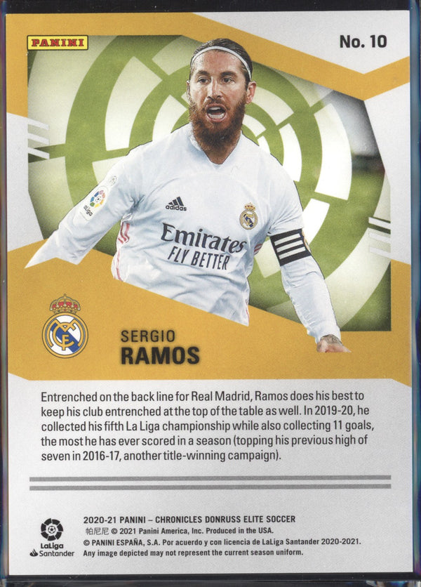 Sergio Ramos 2020/21 Panini Chronicles Soccer Elite Aspirations 6/95