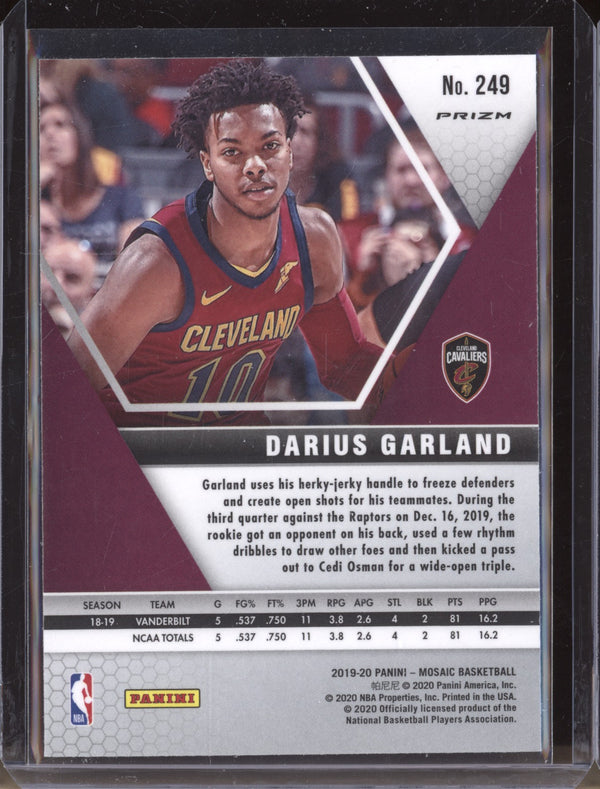 Darius Garland 2019-20 Panini Mosaic 249 Pink Camo RC