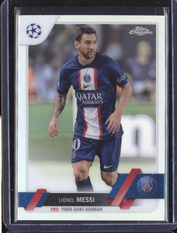 Lionel Messi 2022-23 Topps Chrome UCC 1 Refractor