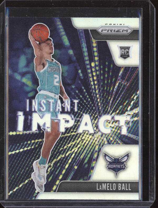 LaMelo Ball 2020-21 Panini Prizm 21 Instant Impact Silver RC