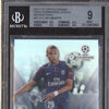 Kylian Mbappe 2017-18 Topps Chrome UCL 41 Refractor RC BGS 9