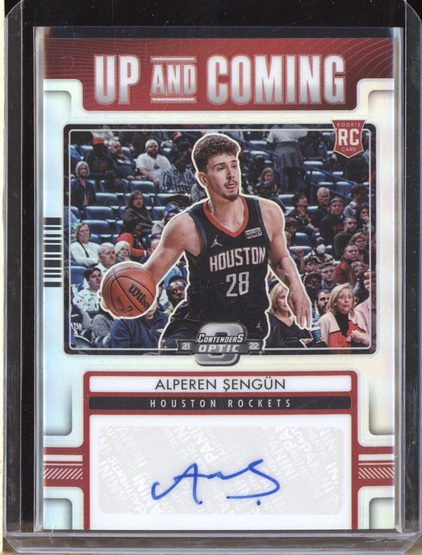 Alperen Sengun 2021-22 Panini Contenders Optic Up and Coming Auto RC 18/149