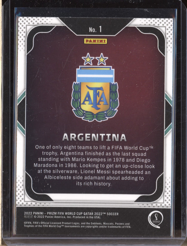 Argentina 2022 Panini Prizm World Cup 1 Team Badges