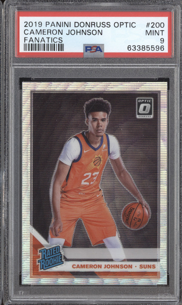 Cameron Johnson 2019-20 Panini Donruss Optic 200 Fanatics RC PSA 9