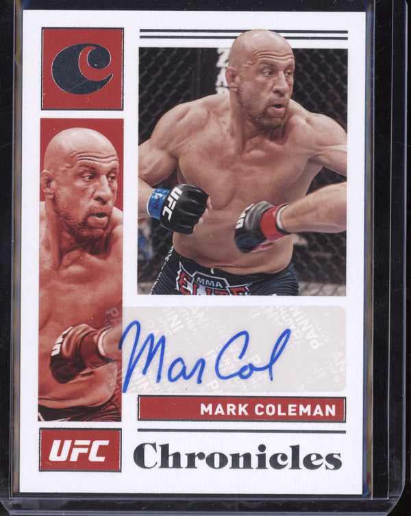 Mark Coleman 2021 Panini Chronicles Chronicles Signature