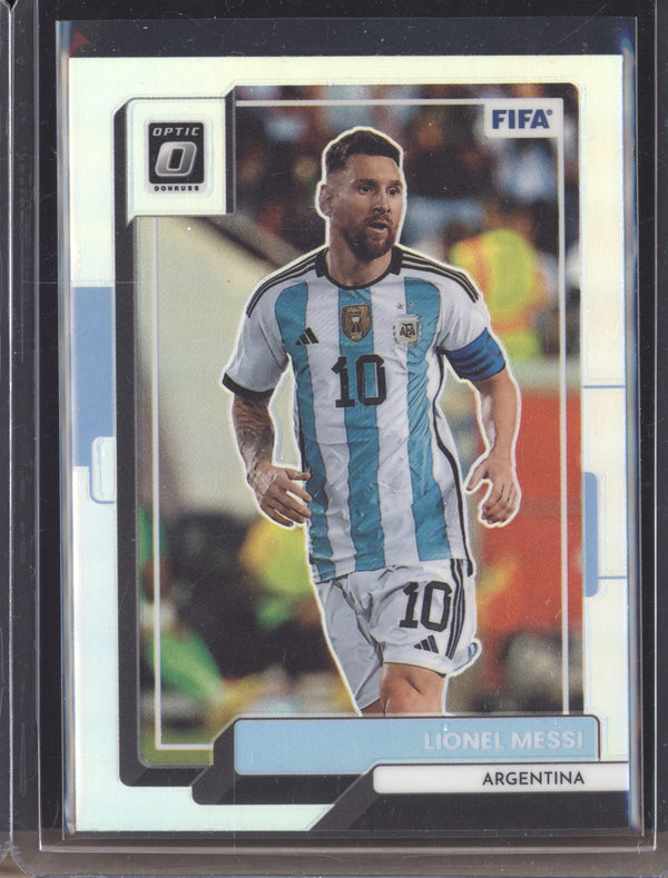 Lionel Messi 2022-23 Panini Donruss Soccer 10 Optic Holo