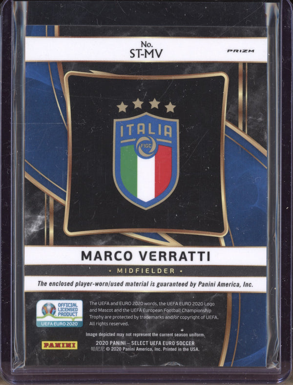 Marco Verratti 2020 Panini Select EURO ST-MV Stars Relics Jersey