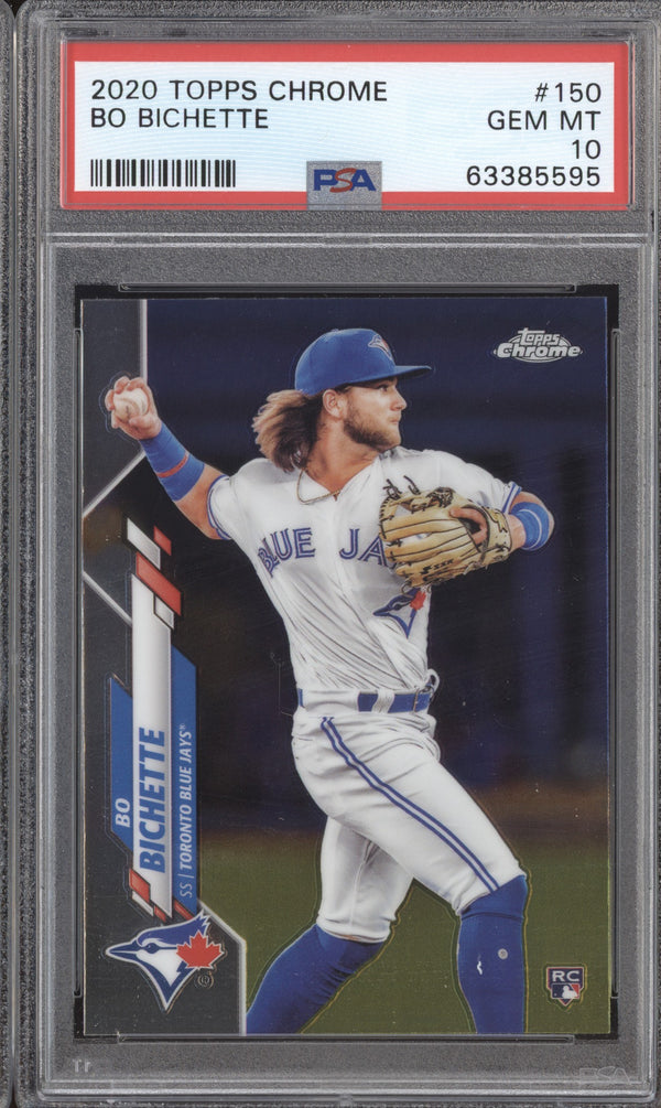 Bo Bichette 2020 Topps Chrome 150 RC PSA 10