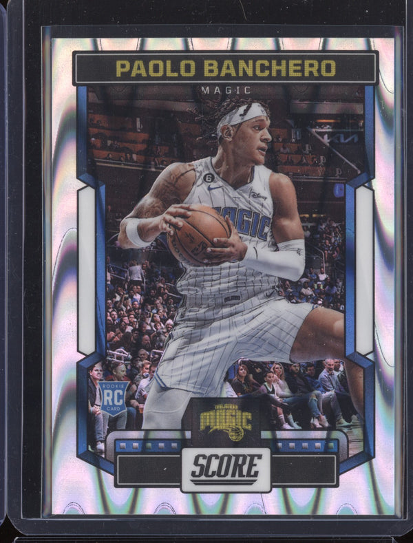 Paolo Banchero 2022-23 Panini Chronicles 538 Score Premium Swirl RC 24/25